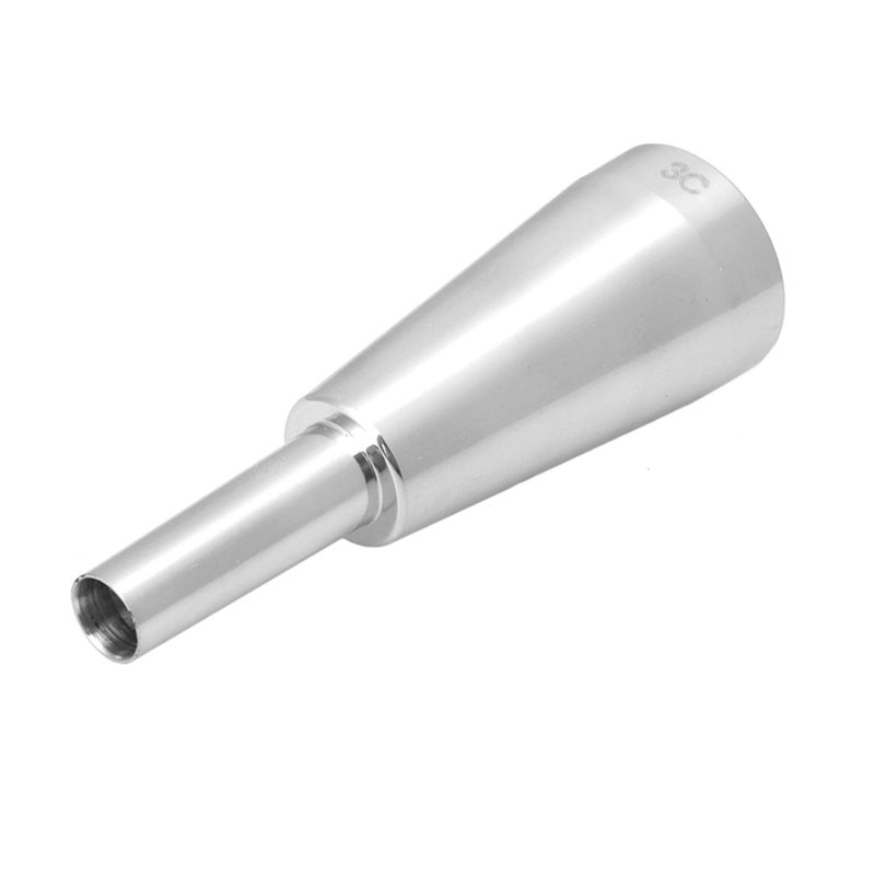 Mxfans 9.8mm Outer Diameter Trumpet Mouthpiece Replacement Part Silver Musical Instrument Accessories - Image 1